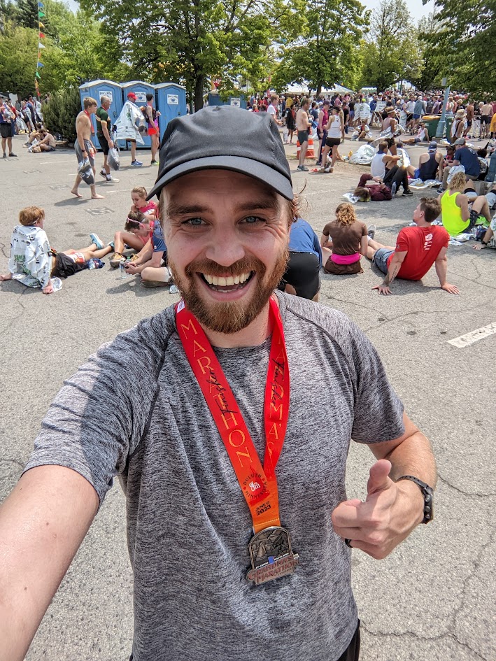 sub-4 hour run at grandma's marathon