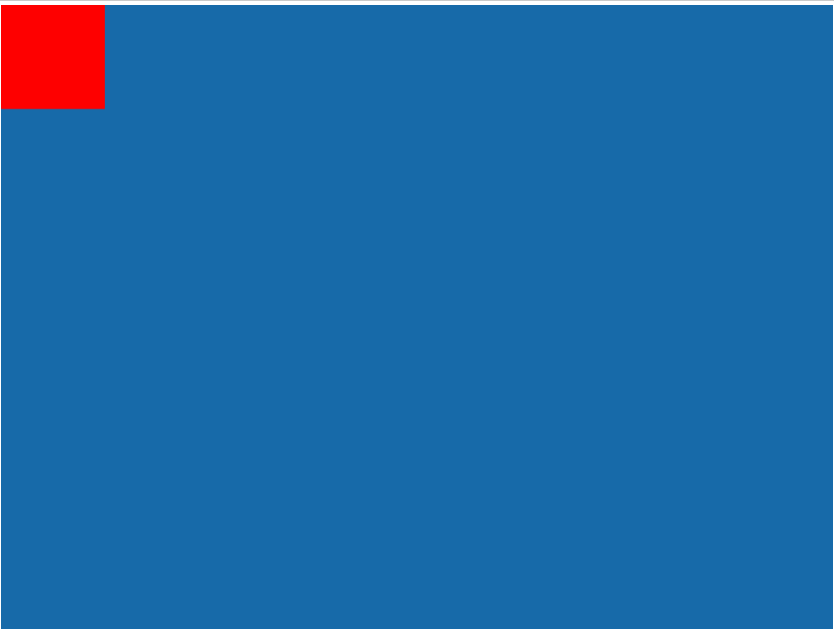 box animating counter clockwise around the screen